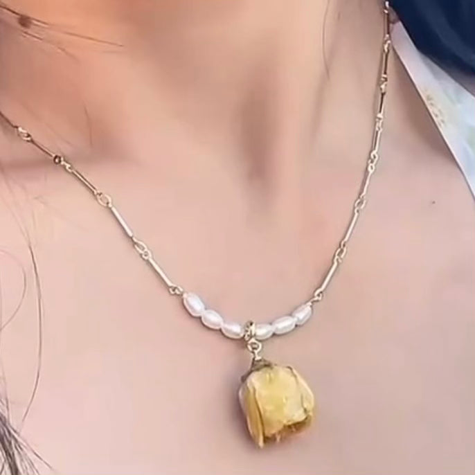 Smiley Bloom Bolo Necklace with Interchangeable Flower Charm