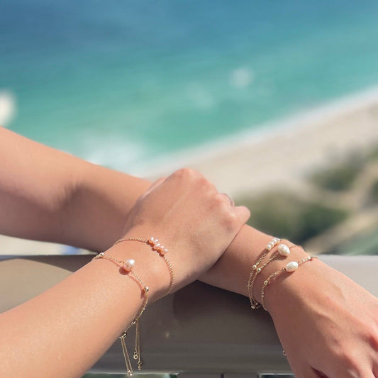 Pearl Bolo Bracelet